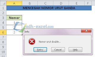 Mencegah data ganda